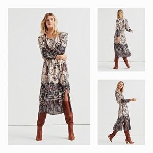 Lucky Brand Border Print‎ Dress